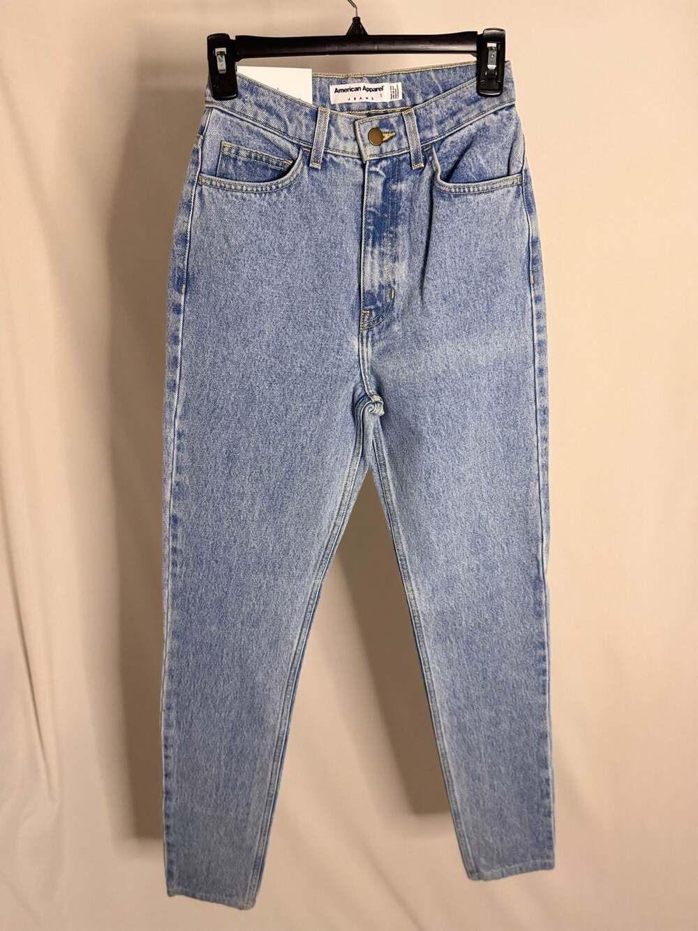 American Apparel High-Waist Jeans Light Wash Size 25